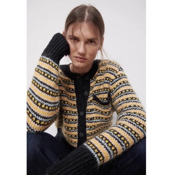 Zara Knit Button Down Sweater - Picture 4 of 8